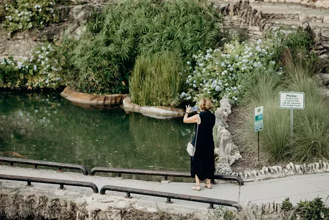 The app allows visitors to experience an educational component without disrupting the garden with physical signage. - COURTESY OF SAN ANTONIO PARKS FOUNDATION / ALEJANDRA SOL CASAS