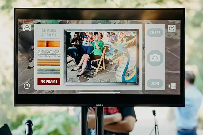 One of the app's six AR experiences is a selfie with flying dragon Kokoro. - COURTESY OF SAN ANTONIO PARKS FOUNDATION / ALEJANDRA SOL CASAS