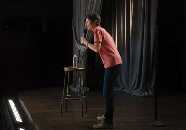 Notaro onstage during her 2018 special Happy to Be Here. - NETFLIX