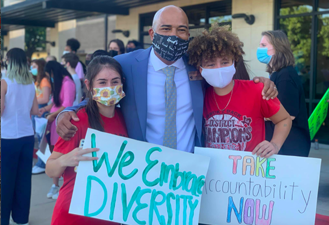 James Whitfield — the first Black principal at Colleyville Heritage High School — is a high-profile casualty of Texas Republicans' war on Critical Race Theory. - FACEBOOK / JAMES WHITFIELD