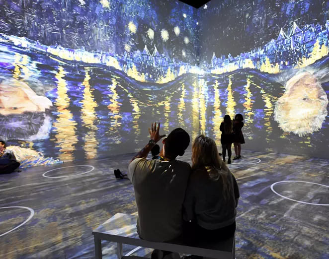 The Immersive Van Gogh Exhibit has been delayed until February 2022. - DENISE TRUSCELL / COURTESY OF IMMERSIVE VAN GOGH EXHIBIT