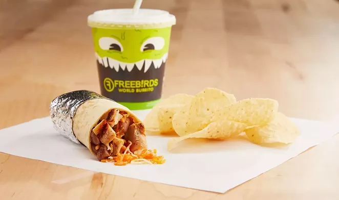 Freebirds World Burrito is offering free kid’s meals on Nov. 24. - PHOTO COURTESY FREEBIRDS WORLD BURRITO