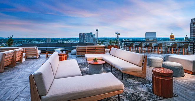San Antonio's Thompson Hotel reveals holiday programming details at The Moon’s Daughters, its rooftop bar and lounge. - PHOTO COURTESY THOMPSON SAN ANTONIO – RIVERWALK