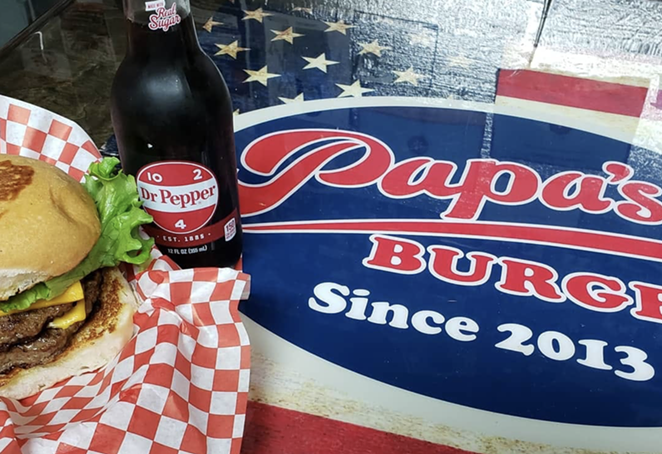 San Antonio's Papa's Burgers received a cease and desist letter from Houston's Pappas restaurant empire. - FACEBOOK / PAPA'S BURGERS
