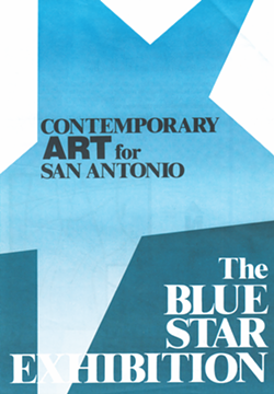 The cover of “The Blue Star Exhibition” 1986 catalog