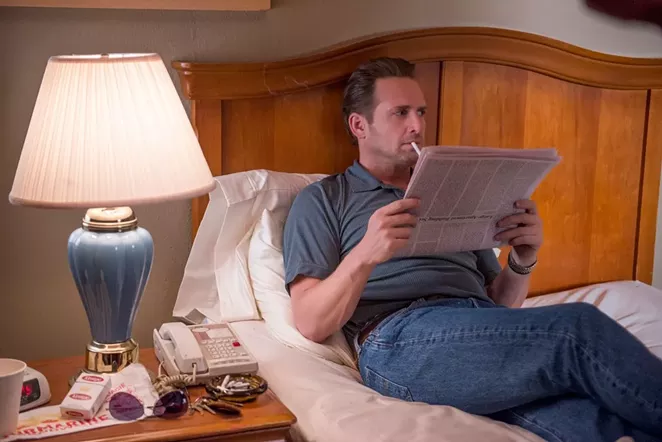 Actor Josh Lucas portrays ex-con David Waters, the man charged with the 1995 murder of atheist Madalyn Murray O’Hair in San Antonio, Texas. - NETFLIX