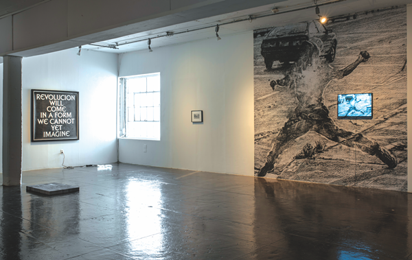 Untitled (la Revolución Es la Solución!)” - KANG SEUNG LEE