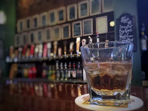 Well whiskey and tap line at Stout House - ERIN W,