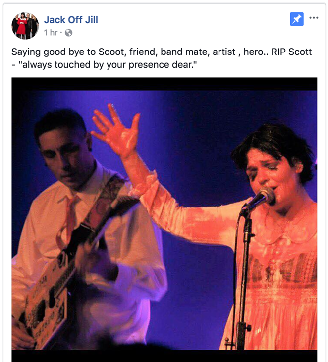 Scott Putesky (left) - FACEBOOK, JACK OFF JILL