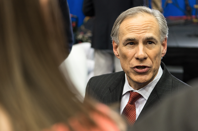 Governor Greg Abbott - SHUTTERSTOCK