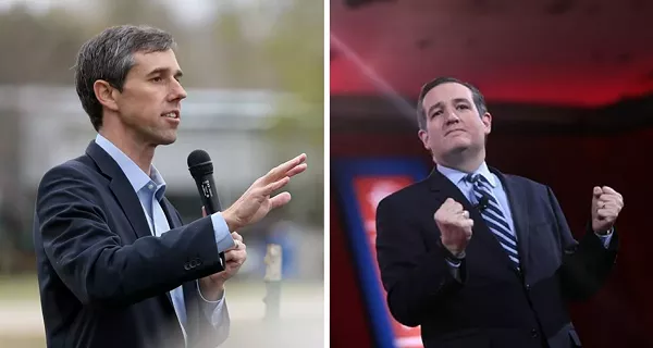 U.S. Representative Beto O'Rourke, U.S. Senator Ted Cruz - FACEBOOK