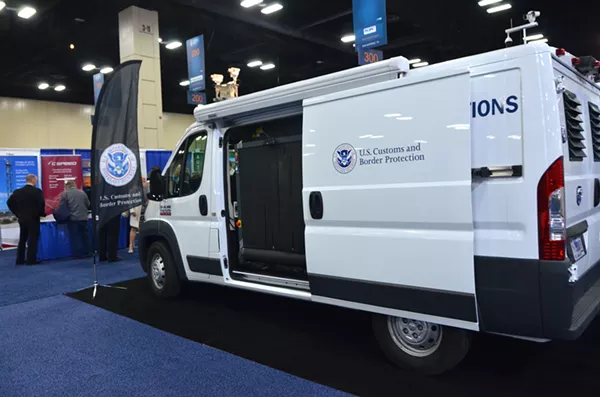 A Border Patrol van on display at the Expo. - ALEX ZIELINSKI