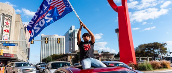 All the people was saw in San Antonio celebrating the Joe Biden-Kamala Harris win