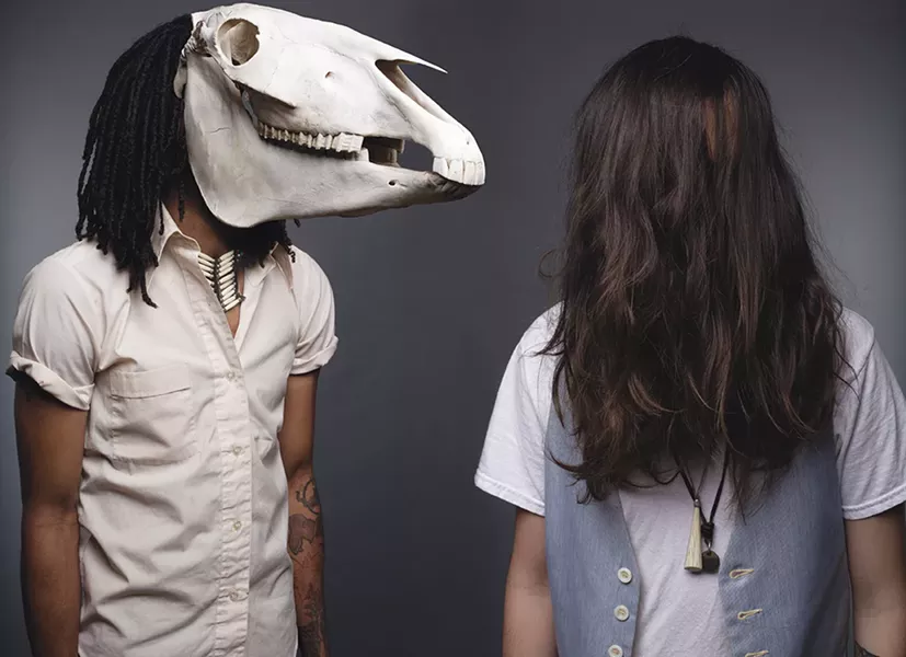 Nick Long (left) and Travis Hild of Lonely Horse, whose new work Desert Sons is now out on Nouveau Riche Records. - COURTESY