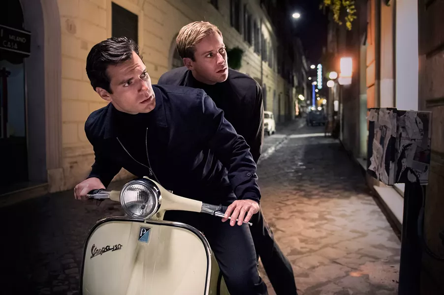 Henry Cavill (as Napoleon Solo) and Armie Hammer (as Ilya Kuryakin) in Guy Ritchie’s reboot of The Man from U.N.C.L.E. - COURTESY