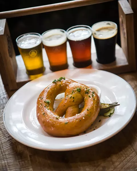 Southerleigh's pretzel. - DAN PAYTON