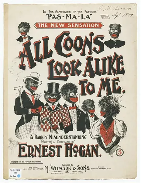 HE SHEET MUSIC FOR HOGAN'S RAGTIME MINSTREL PIECE