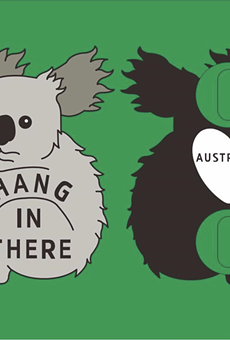 Austin Artist Duo Raising Money for Australian Wildfire Relief with Adorable Koala Pin