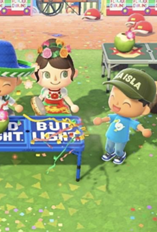 Gamer Recreates San Antonio's Fiesta in Nintendo's Animal Crossing: New Horizons — Porta Potties and All (9)