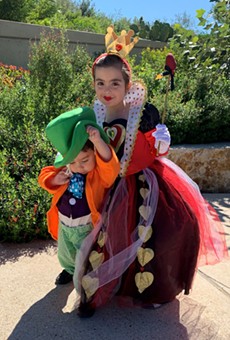 Two young celebrants at the Botanical Garden's 2019 Bootanica event