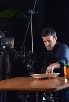 The Hayden owner Adam Lampinstein works with the crew of Food Paradise's “Retro Remix” episode.