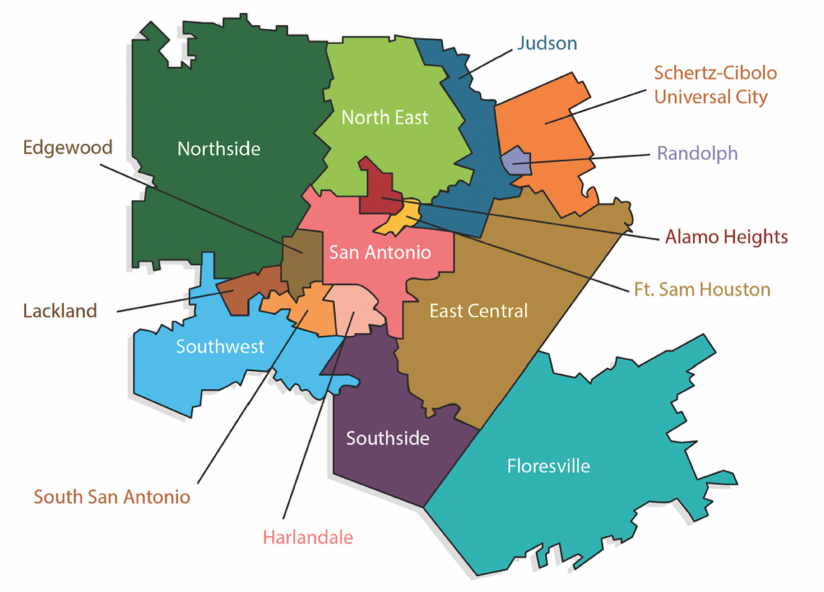 San Antonio Texas Tx Zip Code Map Downloads - World Map