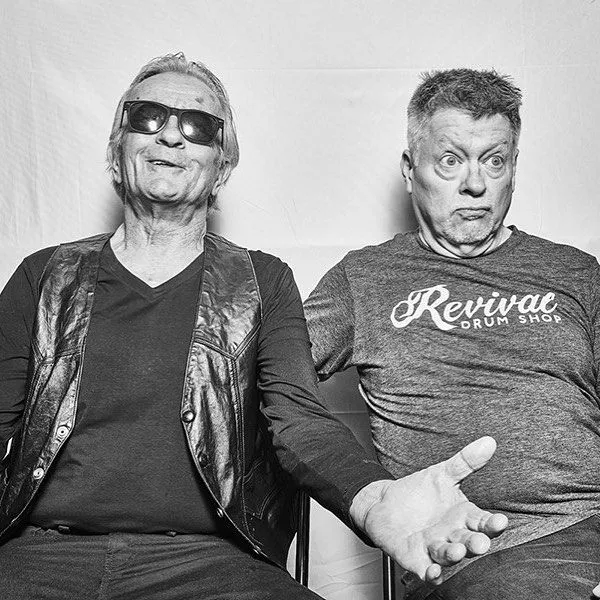 Original Fear members Lee Ving (left) and Spit Stix demonstrate how to grow old ungracefully. - VIA FEAR'S FACEBOOK PAGE