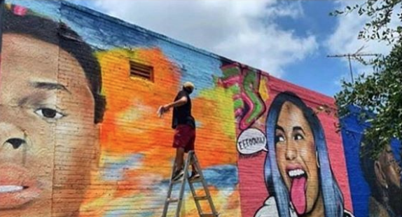 San Antonio Street Artist Adds Mural Of Charles Chop Roundtree Local Teen Shot By Police Artslut