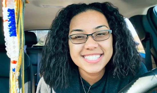 College student Jasmine Fleming says she doesn't make money from TikTok, but a ban would leave her "a little devastated." - INSTAGRAM / JASMINE FLEMING