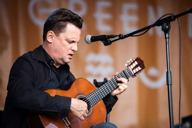 Mark Kozelek of Sun Kil Moon plays at the Coates Chapel of Southwest School of Art on November 19 - COURTESY