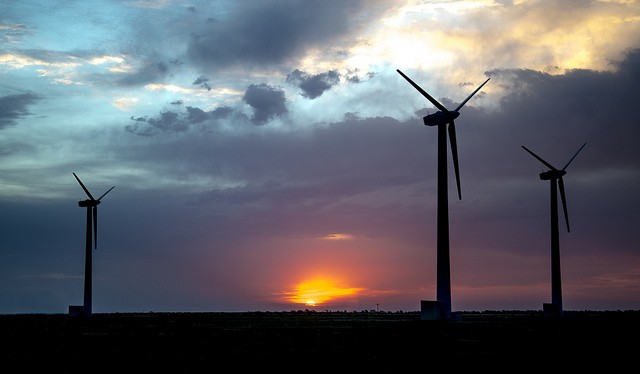 Texas is the nation's leader in wind power, but a new plan calls for even further investment. - VIA FLICKR USER SANDIA LABS