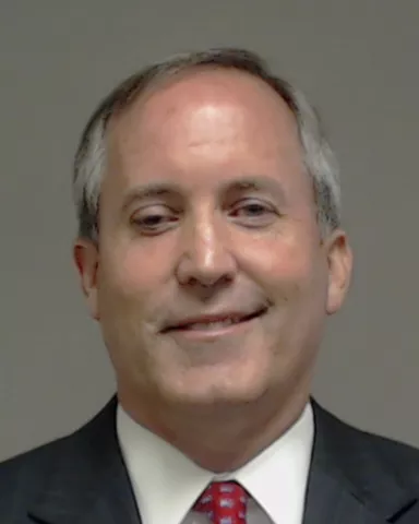 Attorney General Ken Paxton's mug shot. - VIA COLLIN COUNTY