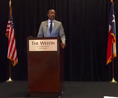 CPS President and CEO Doyle Beneby will lead the utility for another month. - VIA TWITTER USER @MENENDEZ4TEXAS