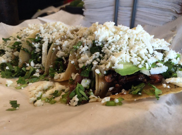 Tripas and bistek from Mr. Taco in Brownsville - JESSICA ELIZARRARAS