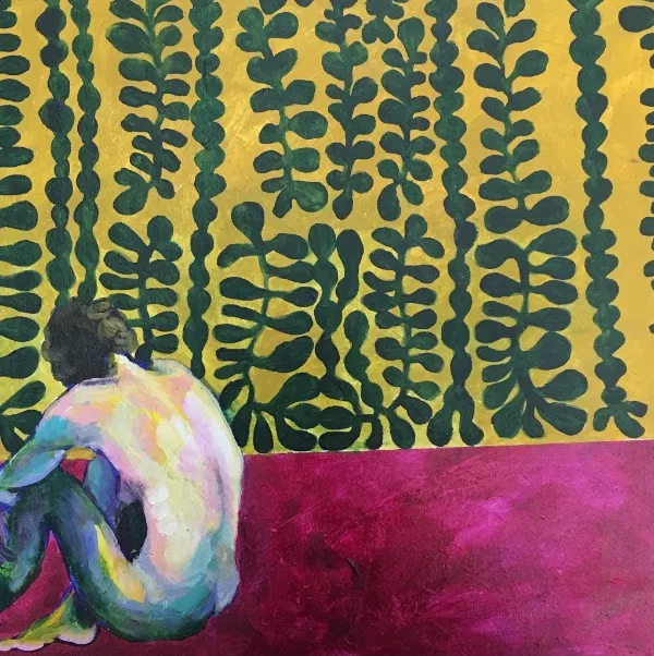 acrylic on panel, by Katy Silva - COURTESY