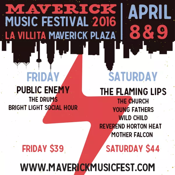 The lineup, by day - COURTESY