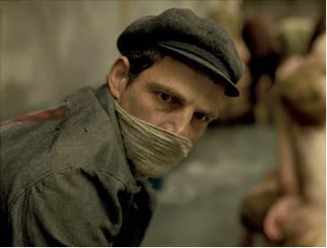 Saul played by Géza Röhrig - COURTESY