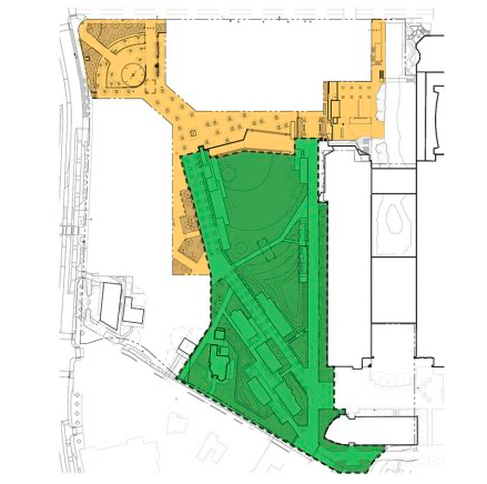 The scope of the Civic Park project at Hemisfair. - COURTESY / HEMISFAIR