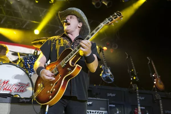Motor City Moron: Turns out Ted Nugent contracted COVID-19 after an appearance at a retailer that encourages "mask-free shopping." - HARMONY GERBER / SHUTTERSTOCK.COM