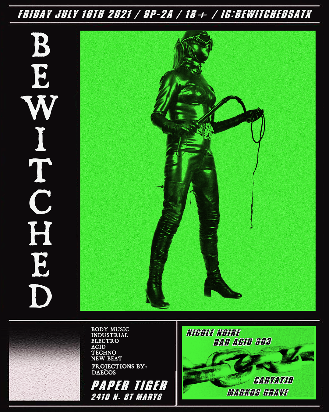 Download Bewitched Presents Welcome To Bewitched World Paper Tiger Dance Djs Live Music San Antonio Current
