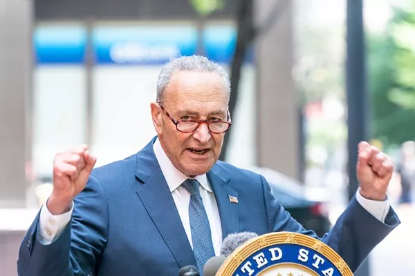 On Wednesday, U.S. Sen. Chuck Schumer introduced the Cannabis Administration and Opportunity Act. - SHUTTERSTOCK / LEV RADIN