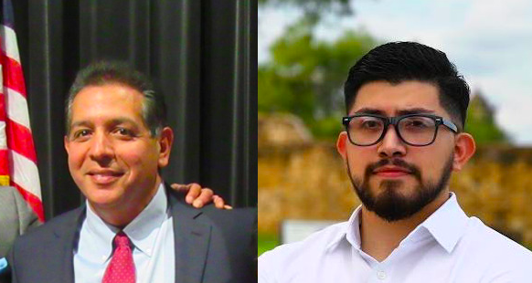 Republican John Lujan (left) and Democrat Frank Ramirez (right) are headed to a runoff to represent the South Bexar County Texas House district formerly held by Democrat Leo Pacheco. - FACEBOOK / JOHN LUJAN (LEFT) AND FRANK RAMIREZ (RIGHT)