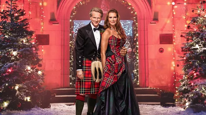 Cary Elwes (left) and Brooke Shields don plaid in Netflix's "A Castle for Christmas." - COURTESY PHOTO / NETFLIX