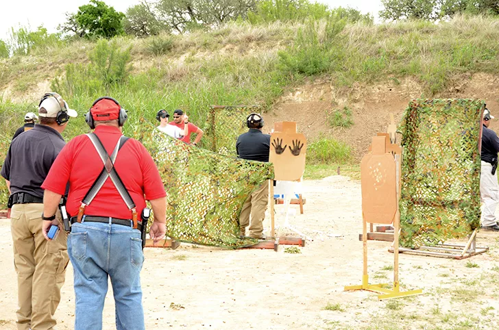 Security Officials Test Border Patrol Tactics At The Bandera Gun Club The Daily