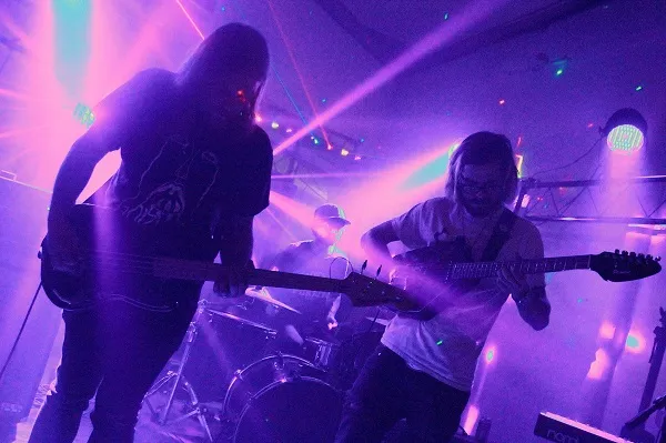 Holy Wave performing at K23 Gallery. - PHOTO BY WAYNE HOLTZ