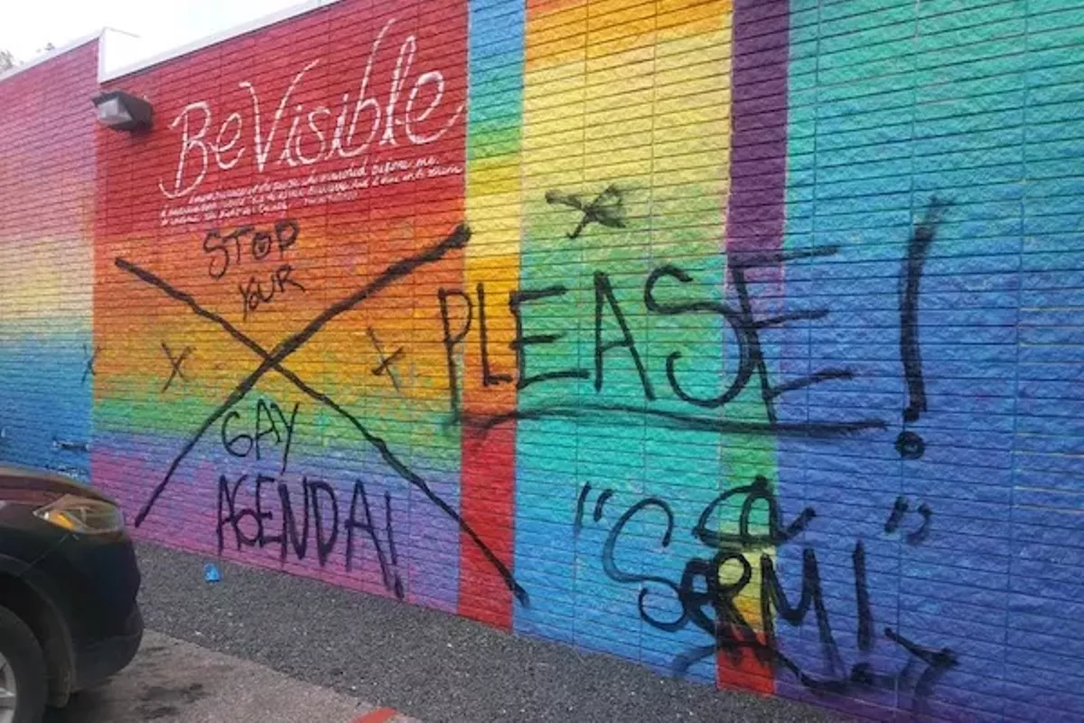 'Pride Wall' in Houston's LGBTQ Neighborhood Defaced by ...