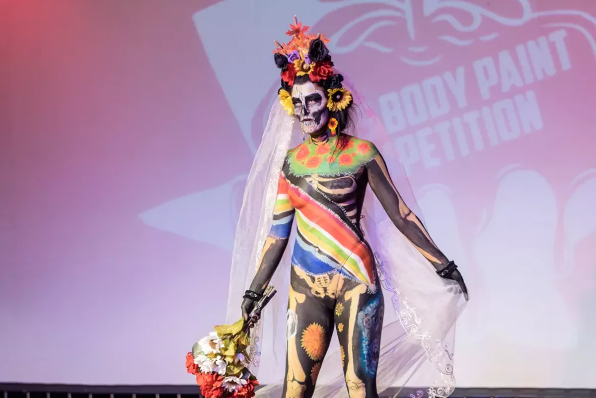 Sexy, Colorful Moments from the 2019 Texas Body Paint Competition San