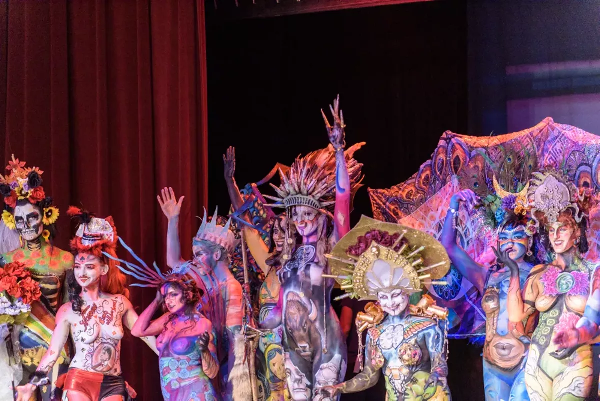 Sexy, Colorful Moments from the 2019 Texas Body Paint Competition San