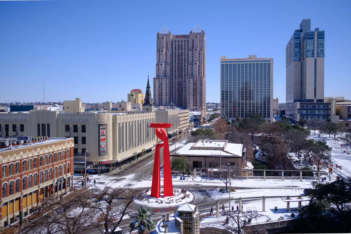 21 magical pictures of the snow day San Antonio got from its winter