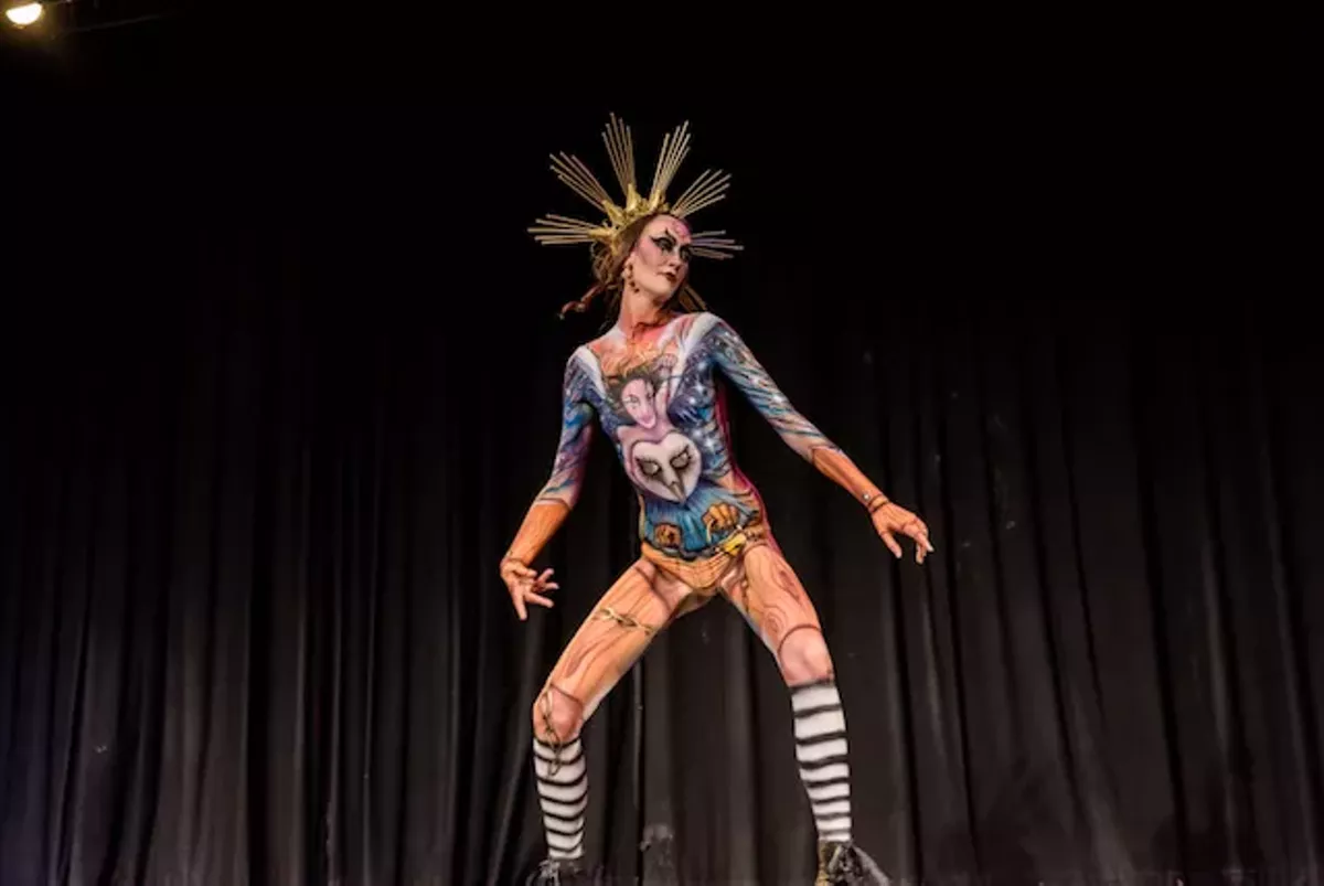 Everyone We Saw at the Texas Body Paint Competition 2017 San Antonio Slideshows San